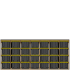 27-gallon tote rack, 7x4, front view render