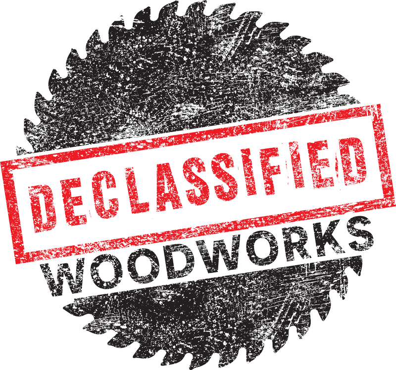 Declassified Woodworks logo